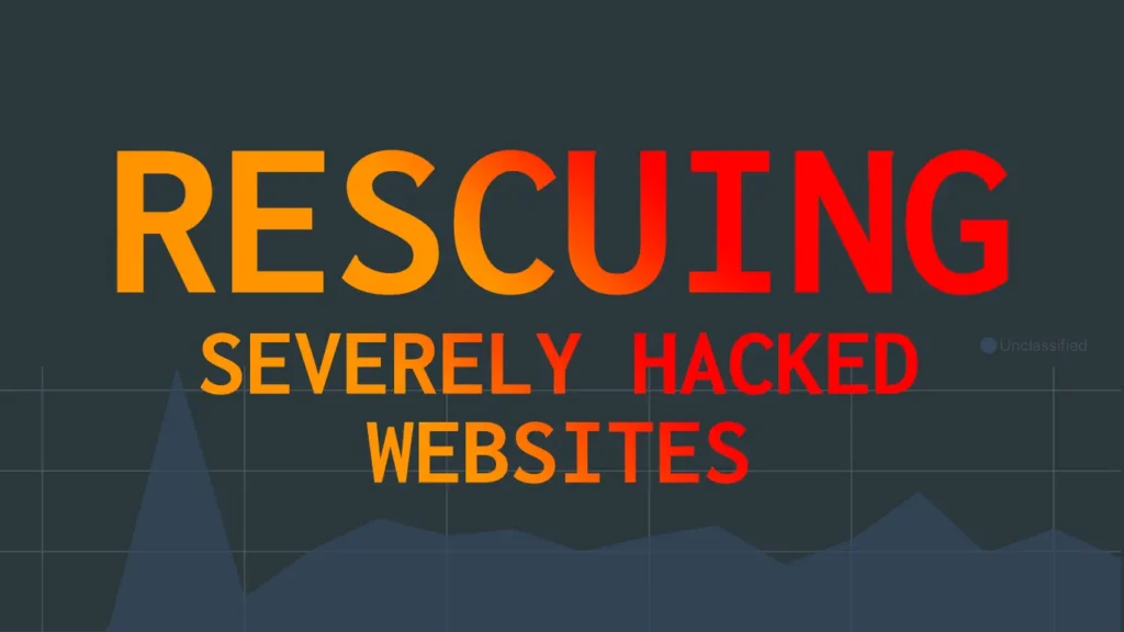 Rescuing severely hacked websites